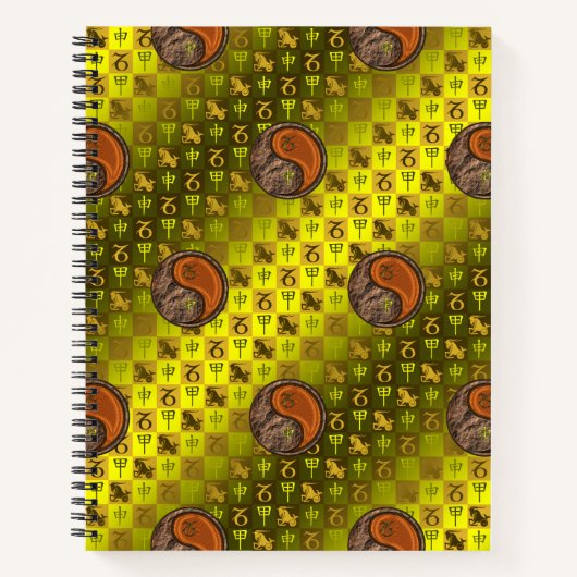 Steenbok & Houten Aap Notitieboek (Voorkant)