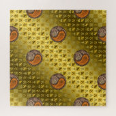 Steenbok & Houten Draak Legpuzzel (Horizontaal)