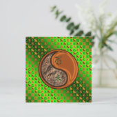 Steenbok & Houten Geit Kaart (Staand voorkant)