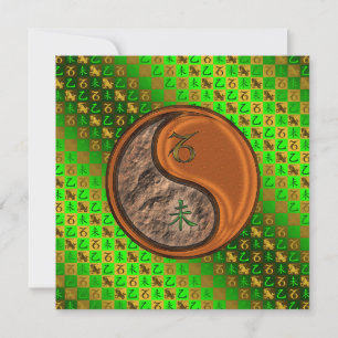 Steenbok & Houten Geit Kaart