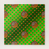 Steenbok & Houten Geit Legpuzzel (Horizontaal)