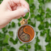 Steenbok & Houten Geit Sleutelhanger (Hand)
