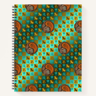Steenbok & Houten Hond Notitieboek