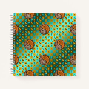 Steenbok & Houten Hond Notitieboek