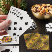 Steenbok & Houten Paard Pokerkaarten (Insitu)