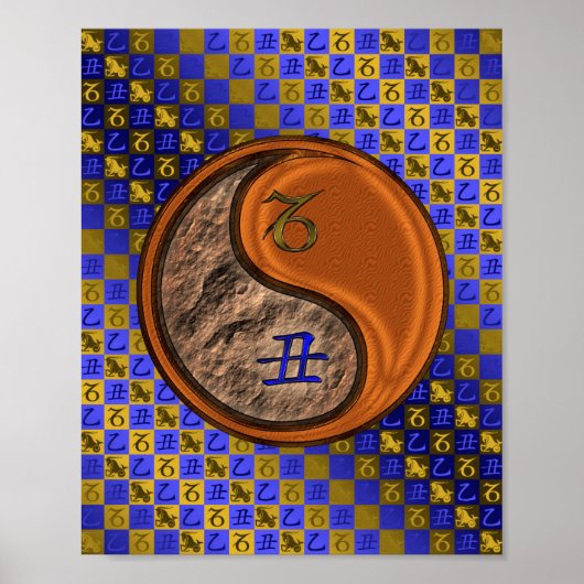 Steenbok & Houtos Poster (Voorkant)