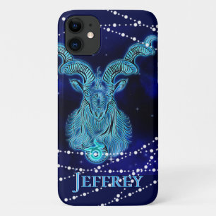 Steenbok in donkerblauw II Case-Mate iPhone Case