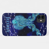 Steenbok in donkerblauw II Case-Mate iPhone Case (Achterkant (horizontaal))