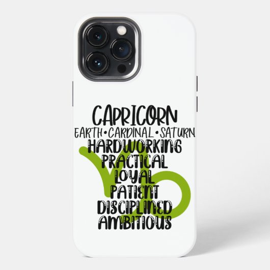 Steenbok iPhone Hoesje (Achterkant)