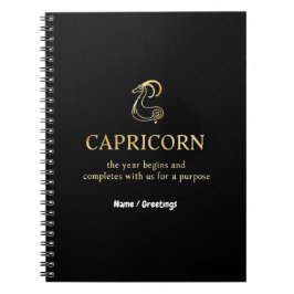 Steenbok jaar begint en eindigt met ons  notitieboek