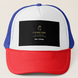 Steenbok jaar begint en eindigt met ons trucker pet