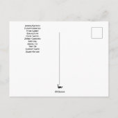 Steenbok Januari geboortemaand ansichtkaart Briefkaart (Achterkant)