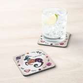 Steenbok Juwelen Saturnus Plastic Onderzetter Set (Rechterzijde)