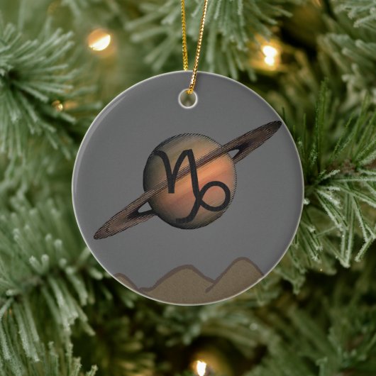 Steenbok Keramisch Ornament (Boom)