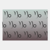 Steenbok Kleurstrologie Verjaardag Inpakpapier Vel (Voorkant 2)