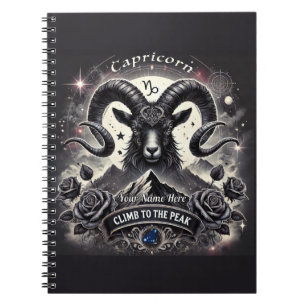 Steenbok "Klim naar de Piek" Spiral Notitieboek