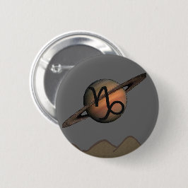 Steenbok Knop Ronde Button 5,7 Cm