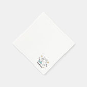 Steenbok konijnpatroon: Mermazing Tales Servet (Hoek)