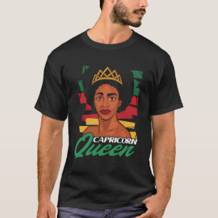 Steenbok Koningin Astrologie Constellatie Geboorte T-shirt
