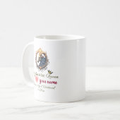 Steenbok Koningin gepersonaliseerd Koffiemok (Voorkant links)