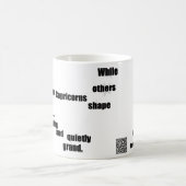 Steenbok Leuk & Inspirerend Ontwerp Dagelijks Gebr Koffiemok (Center)