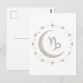 Steenbok Maan: een hemels symbool Briefkaart (Voorkant / Achterkant)