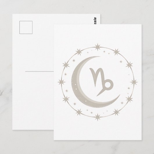 Steenbok Maan: een hemels symbool Briefkaart (Voorkant / Achterkant)