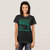 Steenbok Mam Grappige Moeder Feiten Gag Joke Love  T-shirt (Voorkant volledig)