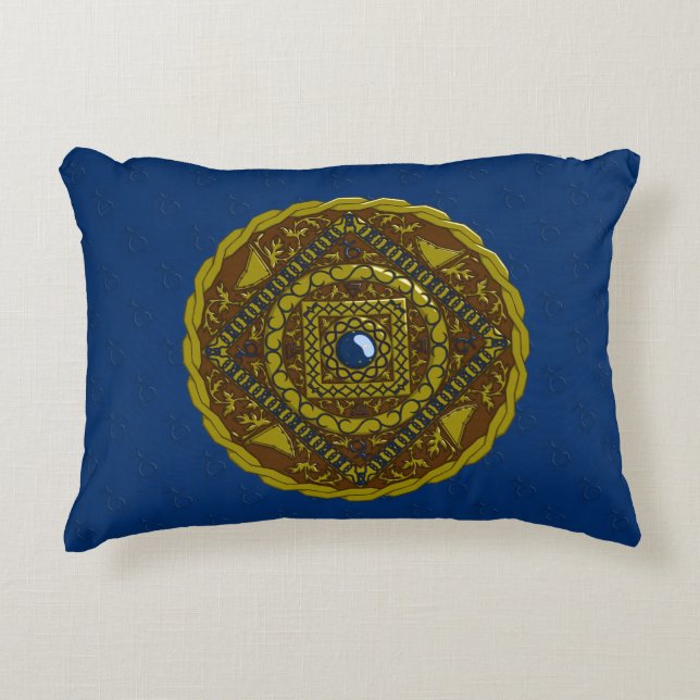 Steenbok Mandala accent kussen (Voorkant)