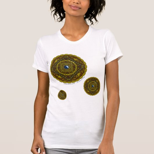 Steenbok Mandala Dames Licht Shirt (Voorkant)