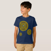 Steenbok Mandala Kind en Baby Donker Shirt (Voorkant volledig)