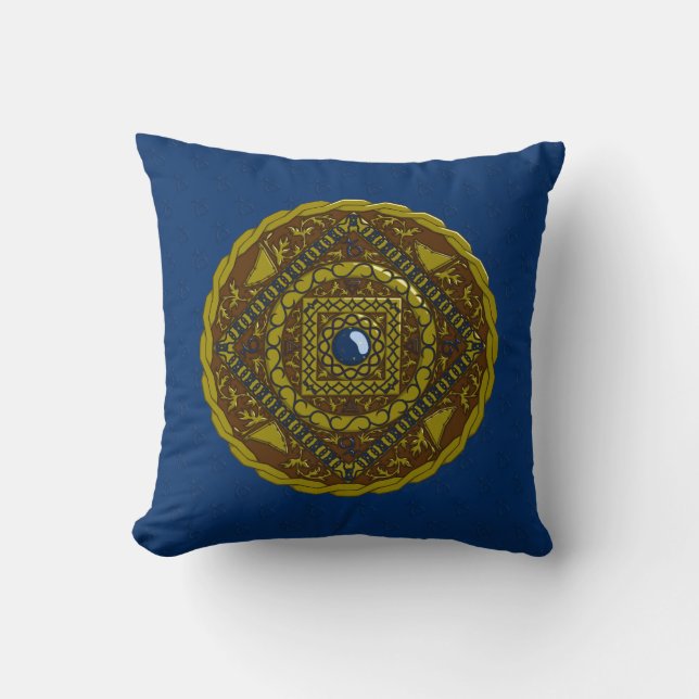 Steenbok Mandala Kussen (Voorkant)