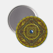 Steenbok Mandala magneet (Voorkant / Achterkant)