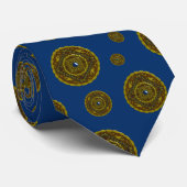 Steenbok Mandala Mannen Stropdas (Opgerold)