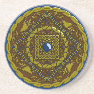 Steenbok Mandala Onderzetter