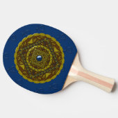 Steenbok Mandala Ping Pong Paddle Tafeltennisbatje (Zijkant)