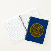 Steenbok Mandala spiraal Notitieboek (Binnen)