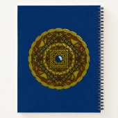 Steenbok Mandala spiraal Notitieboek (Achterkant)