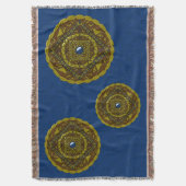 Steenbok Mandala Worpdeken Deken (Voorkant Verticaal)