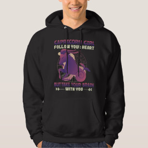 Steenbok Meisje Zodiac Teken Astrologie Horoscoop Hoodie