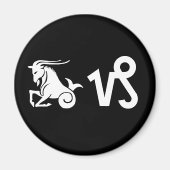 Steenbok met symbool magneet (Voorkant)