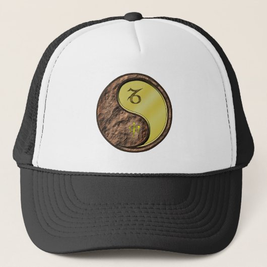 Steenbok & Metaal Aap Trucker Pet (Voorkant)