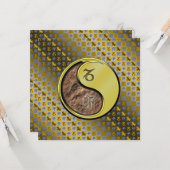 Steenbok & Metaal Konijn Kaart (Voorkant / Achterkant in situ)