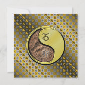 Steenbok & Metaal Konijn Kaart (Voorkant)