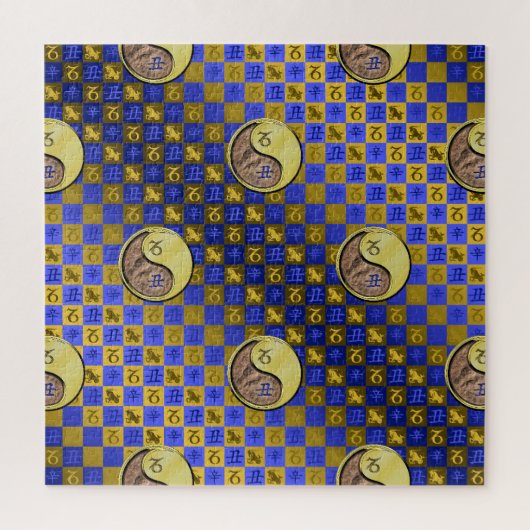 Steenbok & Metaal Os Legpuzzel (Verticaal)