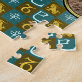 Steenbok & Metaal Slang Legpuzzel (Zijkant)