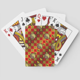 Steenbok & Metaal Tijger Pokerkaarten