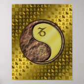 Steenbok & Metalen Draak Poster (Voorkant)