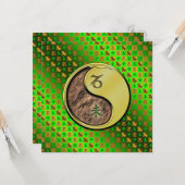 Steenbok & metalen geit kaart (Voorkant / Achterkant in situ)