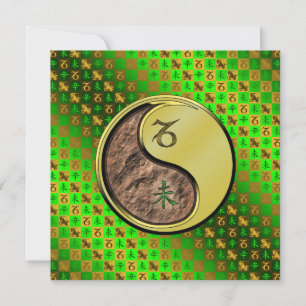 Steenbok & metalen geit kaart